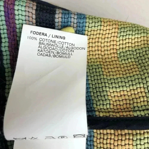 MSGM Women’s Cross Zip Sleeveless Multicolor Vest Size 38 Made in Italy - Picture 11 of 16